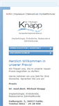 Mobile Screenshot of dr-michael-knapp.de